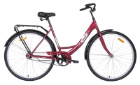 Велосипед городской с корзиной Aist City Classic 28-245, вишневый