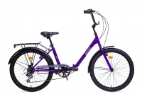 Велосипед складной Aist Smart 24" 2.1, фиолетовый