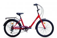 Велосипед складной Aist Smart 24" 2.1, красный